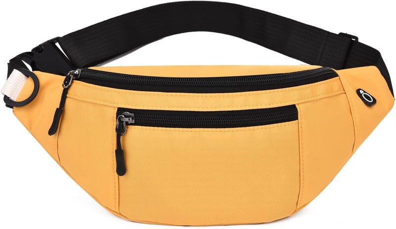 DAITET Crossbody Fanny Pack for Men&Women,Large Waist Bag & Hip Bum Bag with Adjustable Strap for Outdoors Workout Traveling Casual Running Hiking Cycling - Image 1